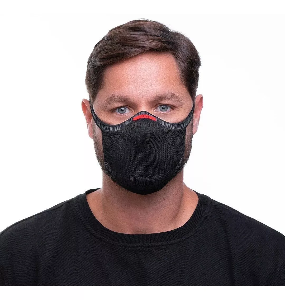 Máscara De Proteção Fiber Knit 3d Esporte Fitness + 1 Refil