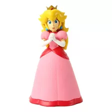 Princesa Peach Mario Bros Figura Coleccion 13 Cm 