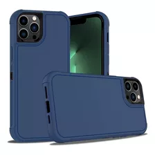 Funda Para iPhone Samsung Oppo Protección Militar 3 Piezas 