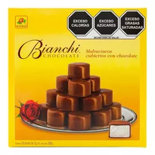 Malvaviscos De La Rosa Cubiertos Con Chocolate Caja De 350g