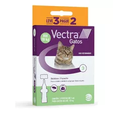 Combo Vectra Gatos 3 Pipetas - Ceva