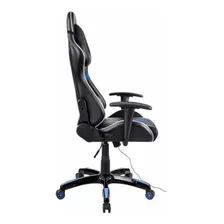 Cadeira Gamer Reclinável E Giratória C/ Master Led Azul Gt15
