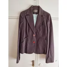 Blazer Ayres Color Marron Oscuro Talle 3