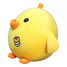 Lindo Pollo De Peluche Amarillo Con Un Pollo De 50cm