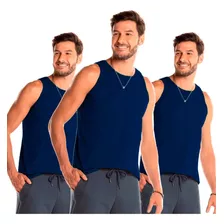 Kit 3 Regatas Básicas Masculina Premium