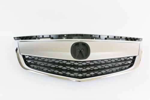 Fit 2012-2014 Acura Tl Front Bumper Grille Grill W/chrom Rrx Foto 3
