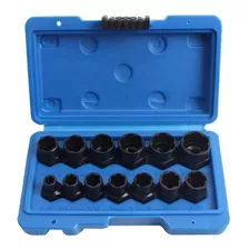 Set Dados Extractores Pernos Y Tuercas Rodadas 9 A 19mm