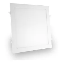 Painel Plafon Luminária Quadrado Embutir 18w