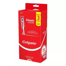 Cepillo De Dientes Colgate Escova De Dentes Classic Clean Suave X 12 Unidades