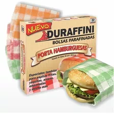 Bolsas Parafinadas Para Hamburguesa X50