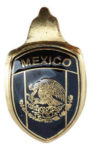 Emblema Chapetn Vw Sedn Vocho Mxico Dorado Negro Foto 2