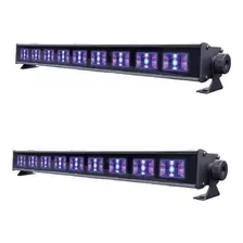 Par Luces Barra De Led Luz Negra 27w Neon Ultravioleta 9066