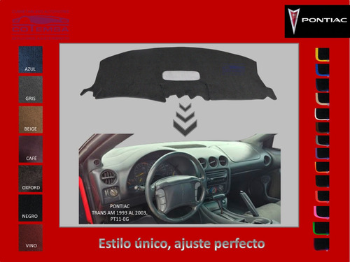 Cubre Tablero Pontiac Trans Am 1993 Al 1996 Foto 5