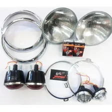 Farol Aro Jipe Jeep Willys Ford Cj5 Lâmpada Lanterna Pisca O