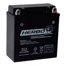 Bateria Motos Herbo Yb5l-b Agm Gel Motomel Bit 110c 05/09