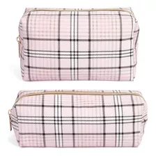 Bolsa De Maquillaje, Maange 2 Bolsas De Cosmticos, Rosa 01