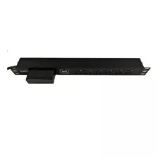 Pdu Multitoma Powest Horizontal 6 Tomas 120v 15a Para Rack