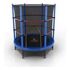 Cama Elástica Trampolim Pula Infantil 1,40m 45kg Colorido