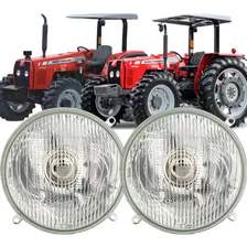 Farol Para Trator Massey Ferguson Linha 200 Advanced Par