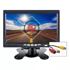 Monitor Seguridad 7 Pulgadas Lcd 2 Entradas Rca - Redvision