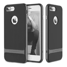 Case Protector Rock Royce Para iPhone 8 Plus Borde Plomo