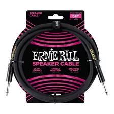 Cable Speaker Ernie Ball 6072 1.83 Mts Black