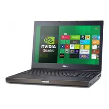 Laptop Dell Precision+core I7+16ram+512ssd+nvidia Quadro Msi