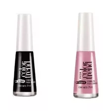 Negro + Rosa Suave Esmlate Avon 5 Free Secado Rapido