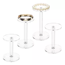 Mygift - Soporte Para Pie De Acrlico Transparente (4 Unidade