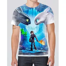 Camiseta Camisa Como Treinar Seu Dragão Desenho Infantil 01