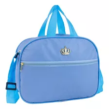 Bolsa Maternidade Pequena Versátil Mamãe Bebê Cor Azul-claro