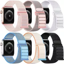 Correa Pulsera De Nylon Para Smart Watch Loop 38 40 42 44mm