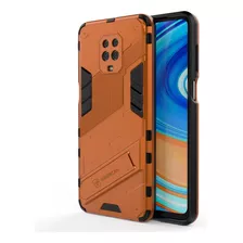 Funda Uso Rudo Para Xiaomi Redmi Note 9s + Mica 9d Pengke