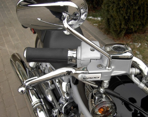 Espejos Para Harley Davidson Cromo Foto 5