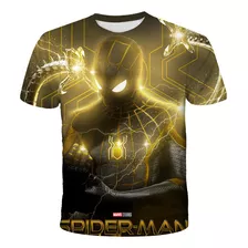 Camiseta 3d Do Homem-aranha Para Crianças E Adultos
