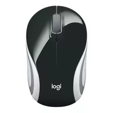 Mouse Mini Inalámbrico Logitech Color Collection M187 Negro