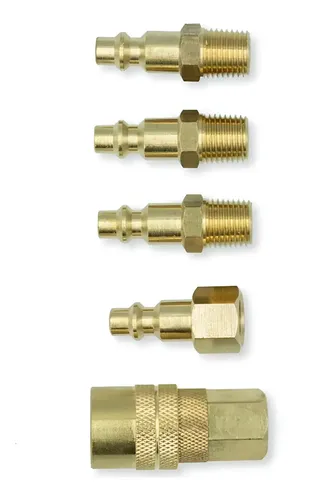 Set Juego Acople Rapido Neumatica Bronce X5p Bremen 7937