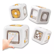 Brinquedo Educativo Infantil Sensorial Cubo Montessori Banho