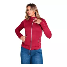 Jaquetinha Bomber Casaco Blusa Feminina Ziper Grossa Frio