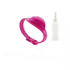 Pulseras Sanitizantes Corazón Fucsia Glitter Niñas Luminares