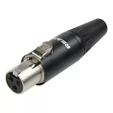 Plub Neutrik Rean Mini Canon Conector Xlr-h Hembra O Macho