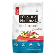 Alimento Fórmula Natural Fresh Meat Sensitive Para Cachorro Adulto De Raça Média E Grande Sabor Cordeiro, Mandioca E Aloe Vera Em Sacola De 12kg