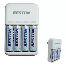 Baterias Beston 2700 Mah Aa Recargable X 4 Pack + Carg+ Obs