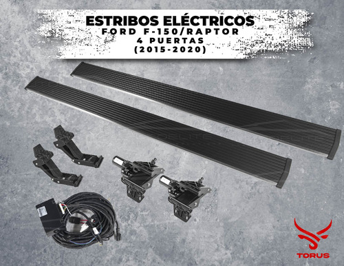 Estribos Elctrico Ford F150 Doble Cabina Raptor 2015-2017 Foto 2