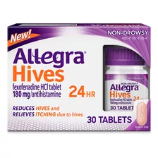 Allegra Tabletas Antihistamnicas Sin Somnolencia, 30 Unidade
