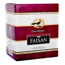 Vino Faisán Tinto Merlot Bag In Box 5 L