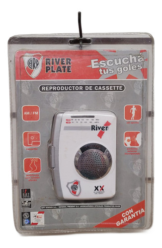 Walkman Reproductor De Cassette River Plate S/auriculares