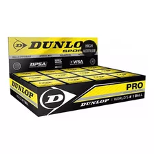 Caja De Pelota Squash Dunlop Punto Verde (12 Piezas)