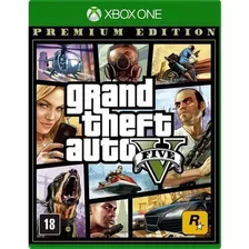 Gta 5 Premium Edition Xbox One Mídia Física Novo/lacrado