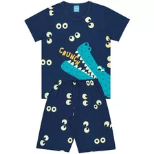 Conjunto Infantil Menino Camiseta +short Manga Curta Rovitex